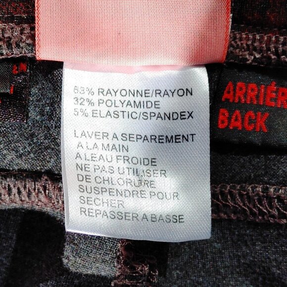 ATTRACTIVE SIMON CHANG The Collection Checkered Stretch Pant Leggings S… - Picture 7 of 7